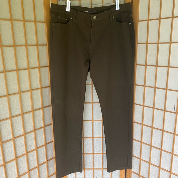 Levi’s Classic Mid Rise Dark Green Skinny Jean SZ 16 - Picture 2 of 11